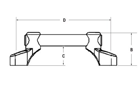 Mechanical Drawing - Davies Molding Adjustable Pull Handles